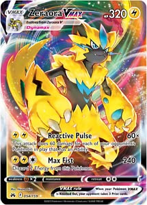 Amazon.com: Pokemon - Zeraora VMAX 054/159 - Crown Zenith - Ultra