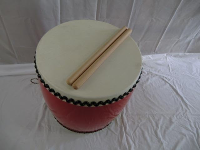 R(送料無料)31.000円大太鼓40cm 撥二本付き約5.5kg