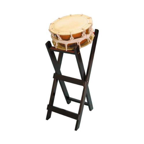 Amazon | 締太鼓35cm(ひも締め・くりぬき胴) 立台座セット | 太鼓