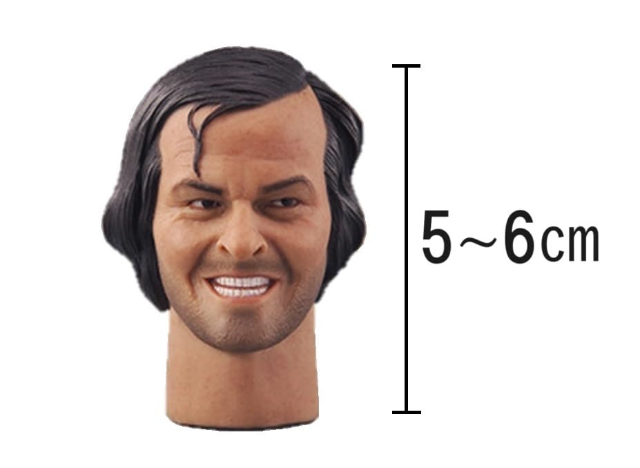 Amazon.co.jp: 有名人 俳優 ミュージシャン リアル 顔面 フィギュア 1