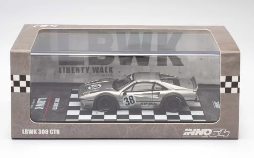 Amazon.com: Inno Models LBWK (Liberty Walk) 308 GTB #38 Gray