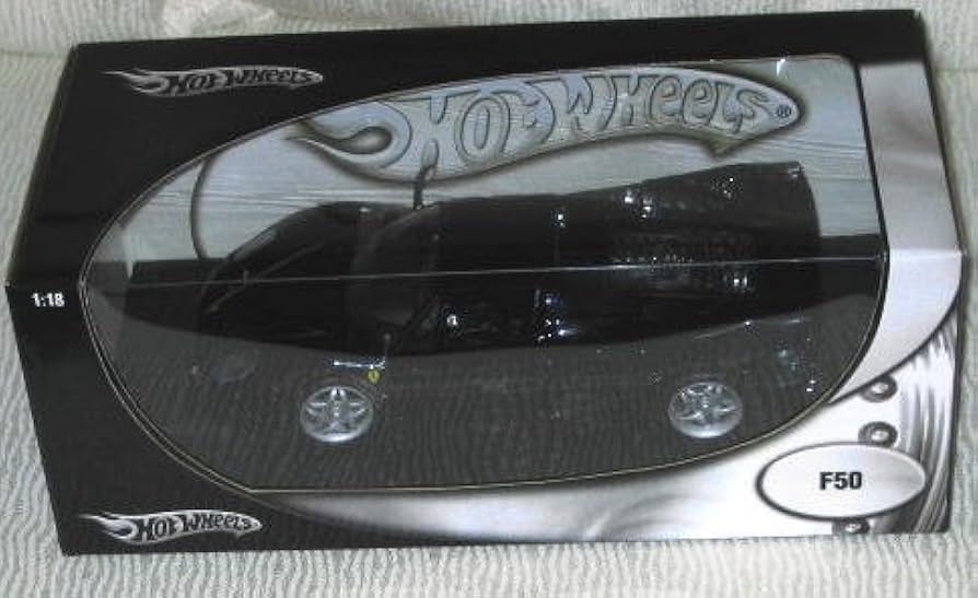 Amazon.com: Hot Wheels Ferrari F50 Black 1:18 Scale Collectible