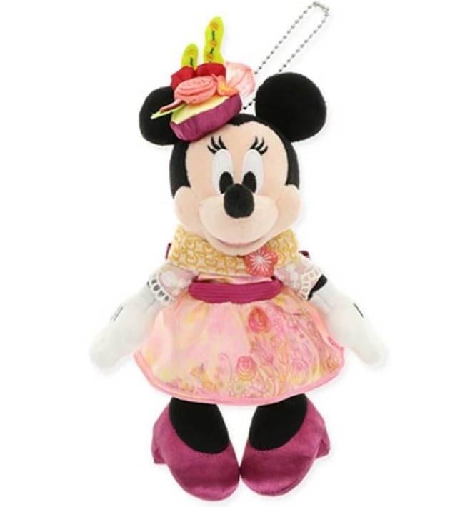 Amazon.co.jp: ミニー（ミニーマウス）ぬいぐるみバッジ ミニーの