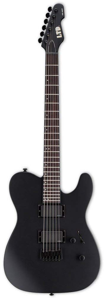 Amazon.com: ESP LTD TE-401 Electric Guitar, Black Satin : Musical