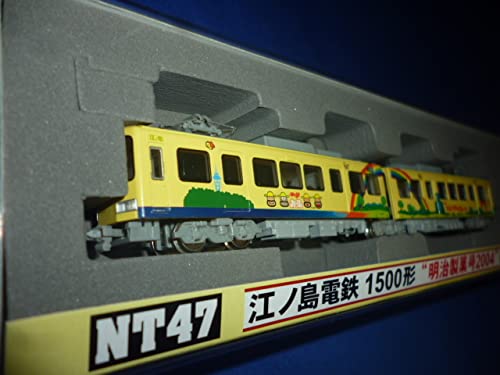 Amazon.co.jp: モデモ NT47 江ノ島電鉄1500形 “明治製菓号2004”(M車
