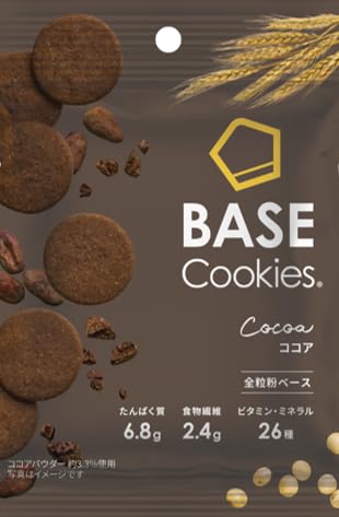 Amazon.co.jp: ベースクッキー ココア 16袋 置き換えダイエット