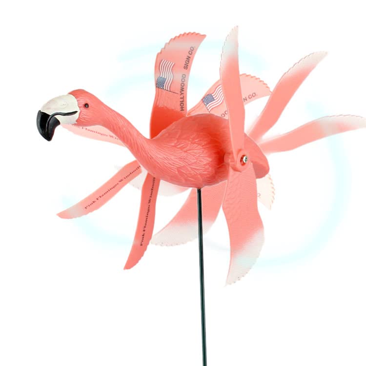 Amazon.co.jp: COLOUR Pink Flamingo Windmill ピンク フラミンゴ