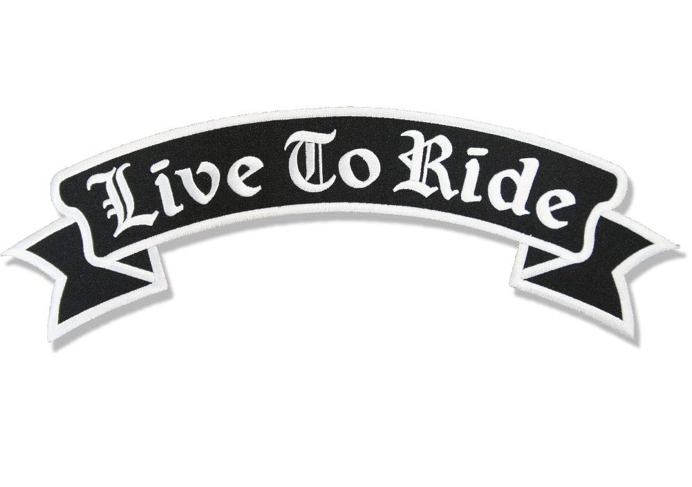 Amazon.co.jp: 大きな刺繍アイロンワッペン・アップリケ・パッチ【LIVE