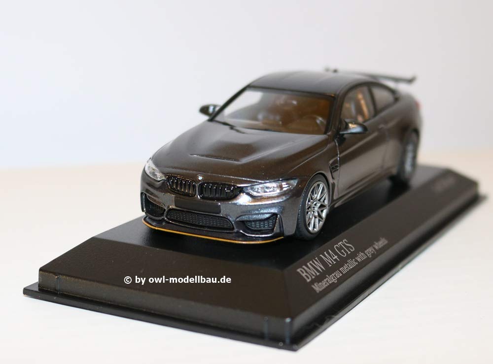 Amazon.com: Minichamps 410025224 1:43 2016 BMW M4 Gts Model, Grey