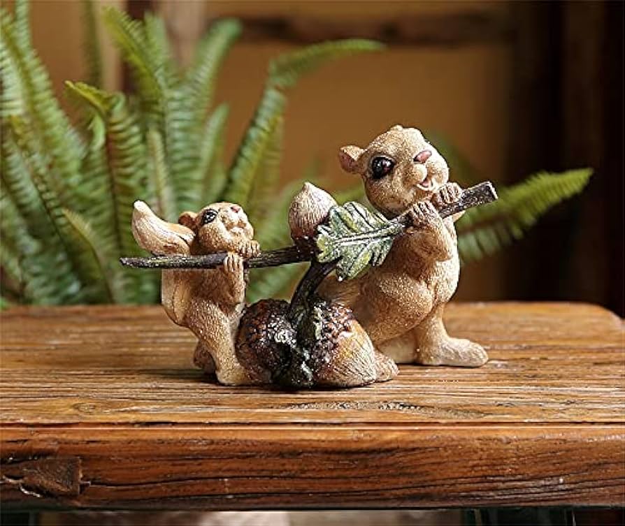 Amazon.co.jp: ガーデンオーナメント リス 置物 Fmtop-JP おしゃれ