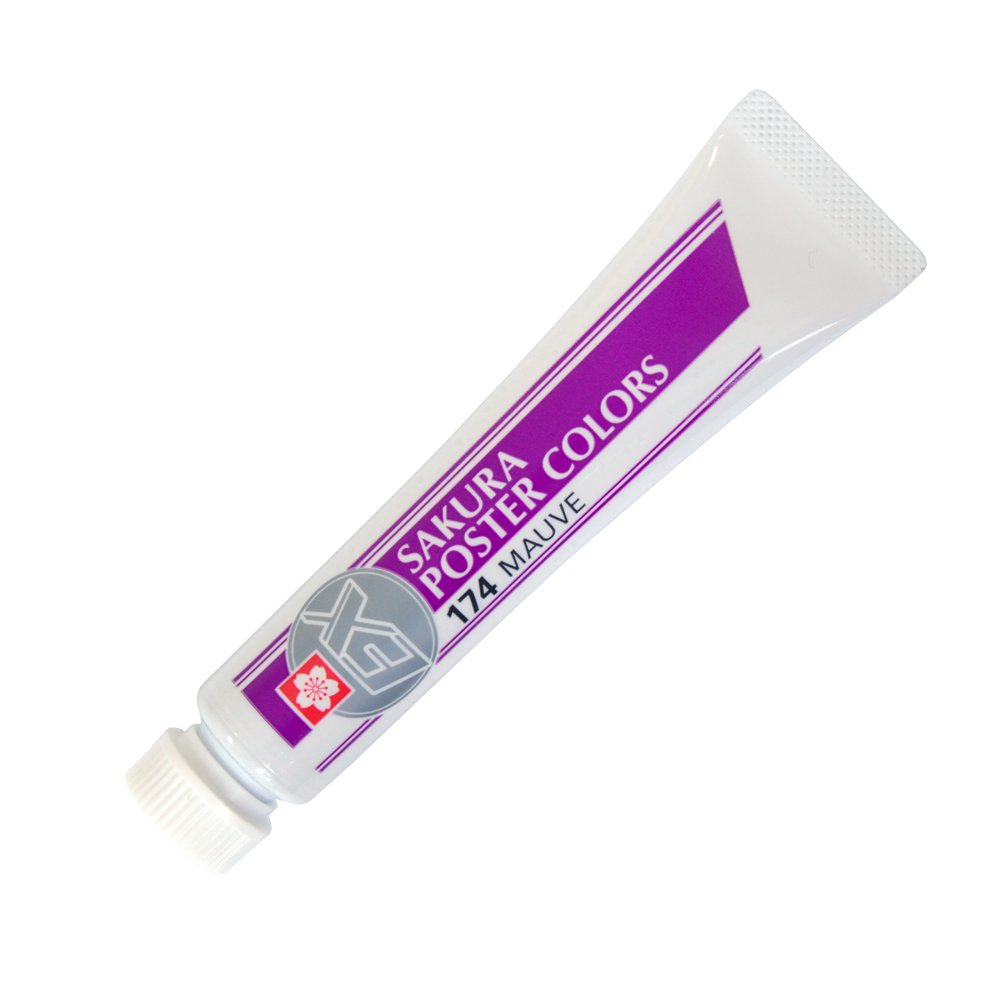Amazon.co.jp: サクラクレパス 絵の具 ポスターカラー EX モーブ PEW-P