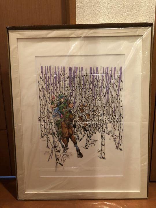 Amazon.co.jp: 荒木飛呂彦原画展 JOJO 冒険の波紋 ジョジョ展 高級複製
