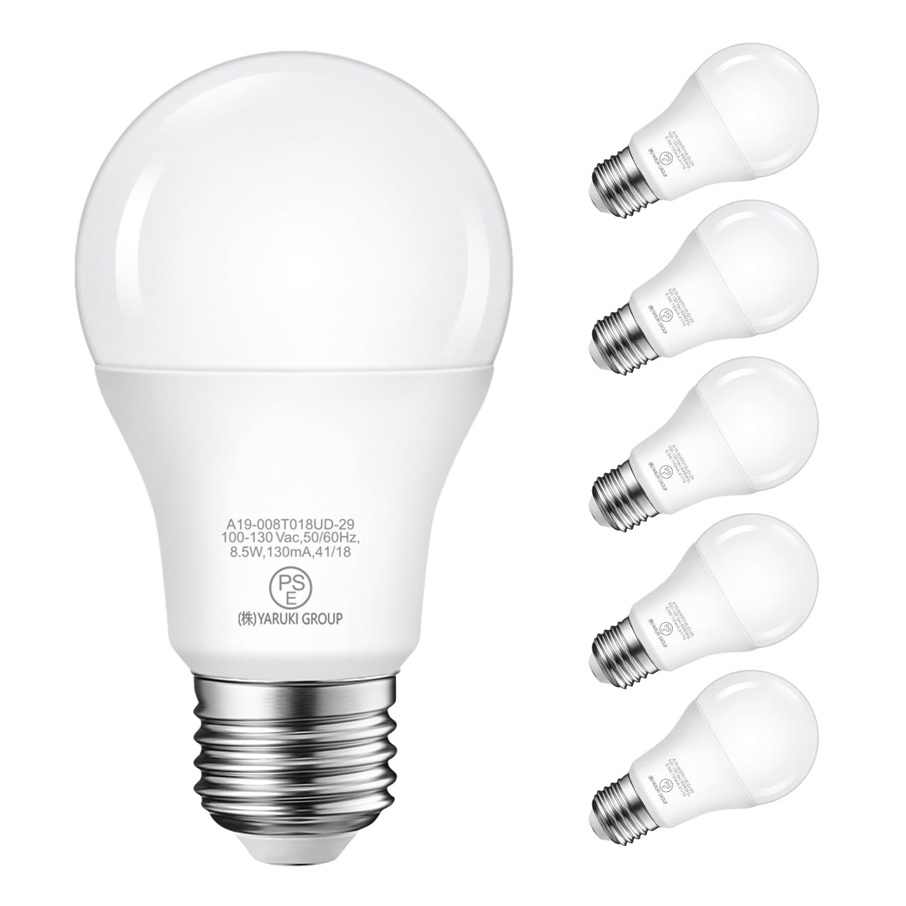 Amazon | LVWIT LED電球 E26口金 60W形相当 806LM 昼白色 5000K 8.5W