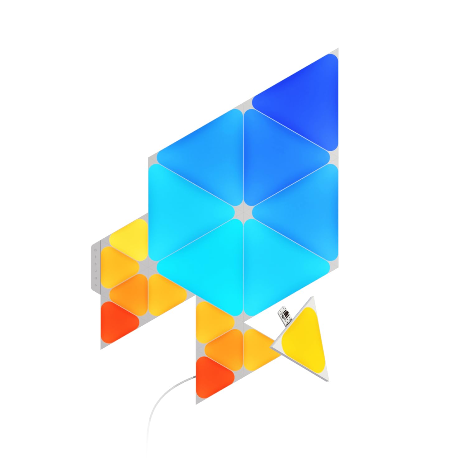 Nanoleaf Shapes Triangles and Mini Triangles WiFi and Thread Smart