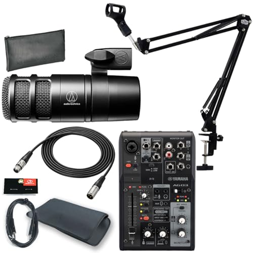 Amazon.co.jp: YAMAHA / AG03MK2 BLACK AT2040 [BX3ケーブル] PC