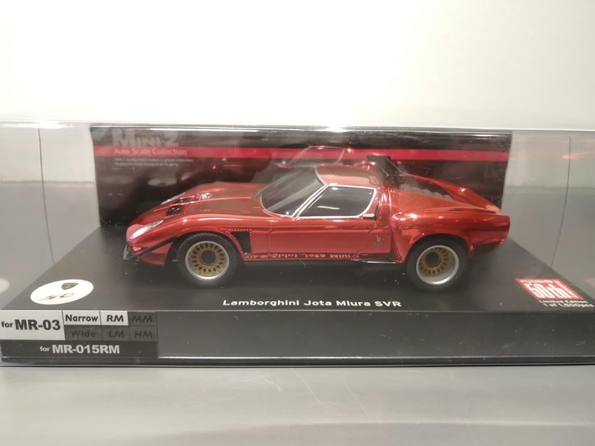 ミニッツASC MZP36CR Lamborghini Miura Jota SVR クロームレッド