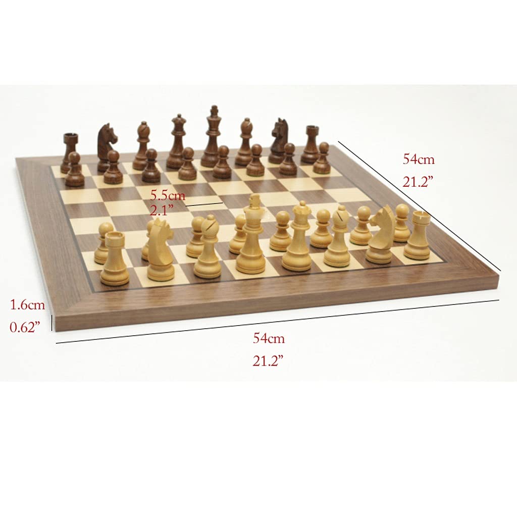 Amazon | チェスボードセット ウォールナット木製チェスボード ラージ