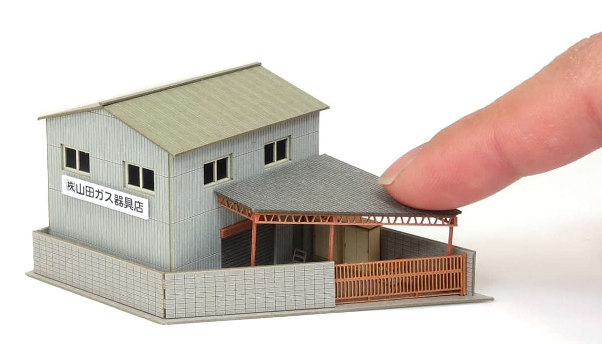 Amazon | さんけい みにちゅあーとプチ 1/220 町工場 ペーパークラフト