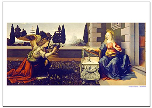 Amazon.co.jp: 世界の名画 レオナルド ダ ヴィンチ 受胎告知