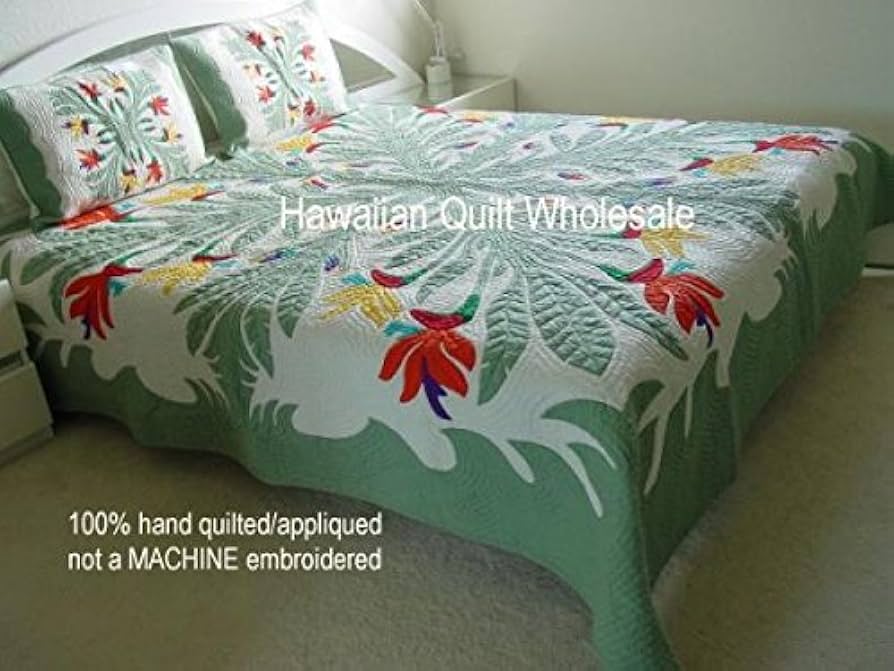 Amazon｜ミウ・ミント・アロハ ハワイアンキルト しつけ済み製作キット