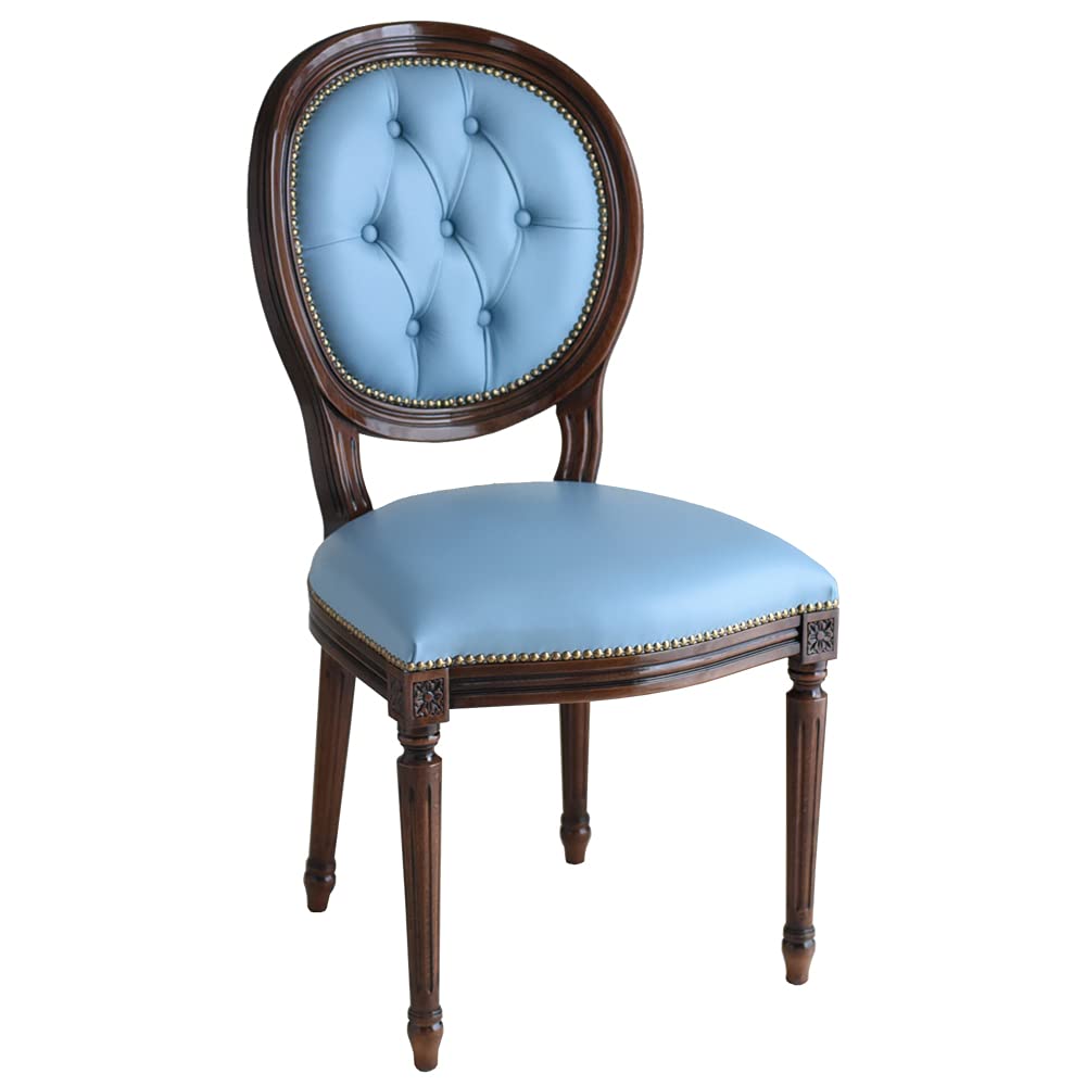 Amazon｜イタリア製 ルネッサンスItalia 彫刻ダイニングチェアー・本革