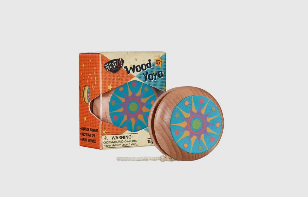 Amazon.com: Neato! Classic Wood Yo-Yo Classic Toy for Kids Screen