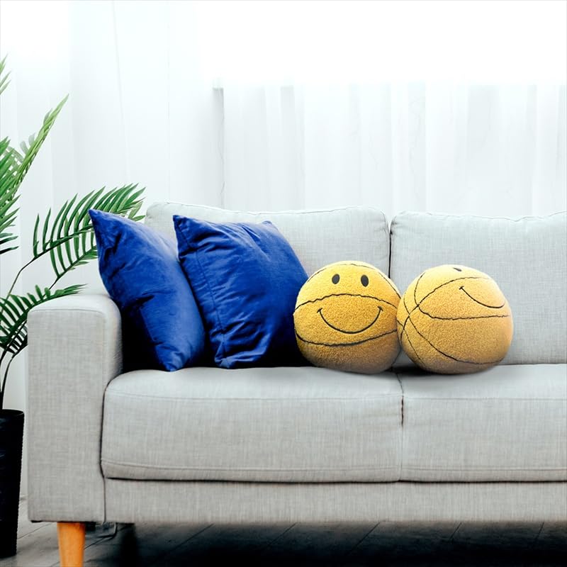 Amazon｜スマイルクッション スマイリー バスケットボール スマイル に
