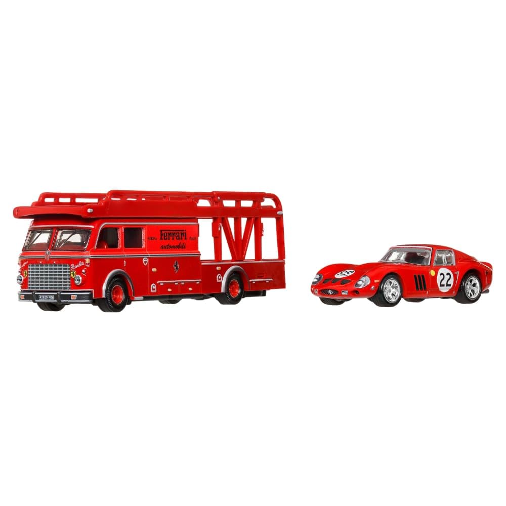 Amazon.com: Hot Wheels Team Transport #83 Ferrari 250 GTO/Fiat 642