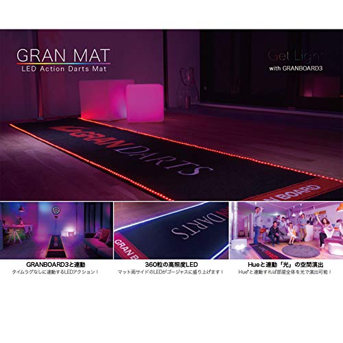 Amazon.co.jp: グラン グランダーツ LEDアクション ダーツマット Gran
