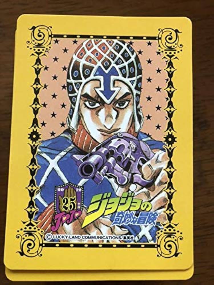 Amazon.co.jp: ジョジョ 25周年 メモリアルカード グイード ミスタ 10
