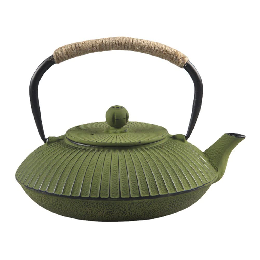 Amazon｜鉄瓶 南部鉄器 急須 鉄製 フラットポット 茶道道具 鉄分補給