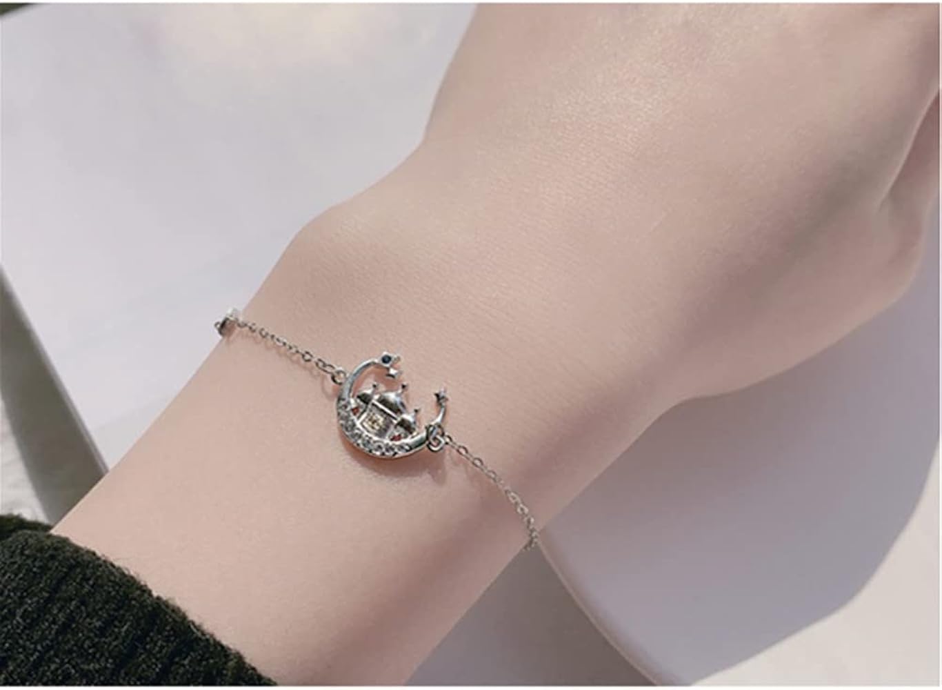 銀線細工 珊瑚SILVER ストーン ブレスレット