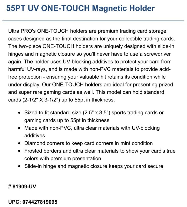 Amazon.co.jp: ウルトラプロ ワンタッチ マグネットホルダー (55Point