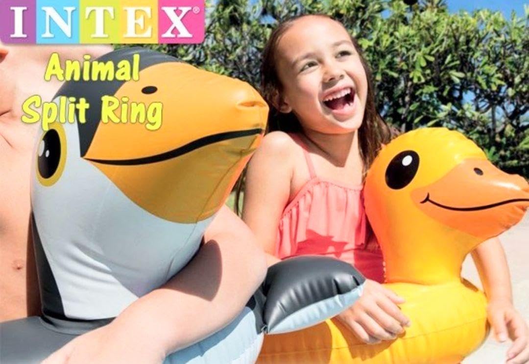 Amazon | 子供用うきわアヒルヒヨコフロートSNS映え浮き輪プール