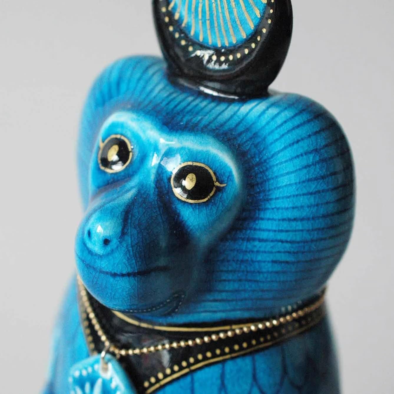 Amazon.co.jp: 美濃焼 青釉オーナメント トト 幸兵衛窯 （ペンダント