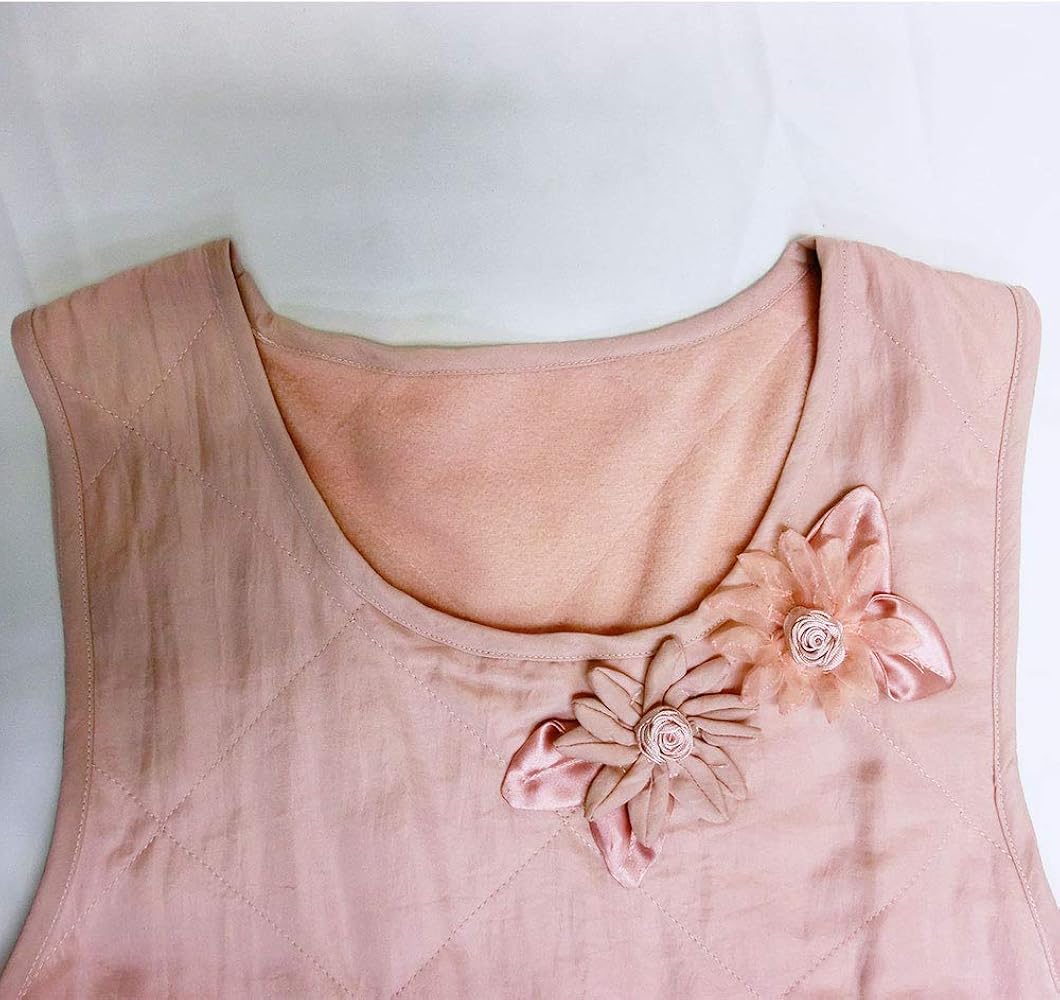 Amazon.co.jp: [ROBERTA GANDOLFI] 花モチーフ 裏フリース エプロン