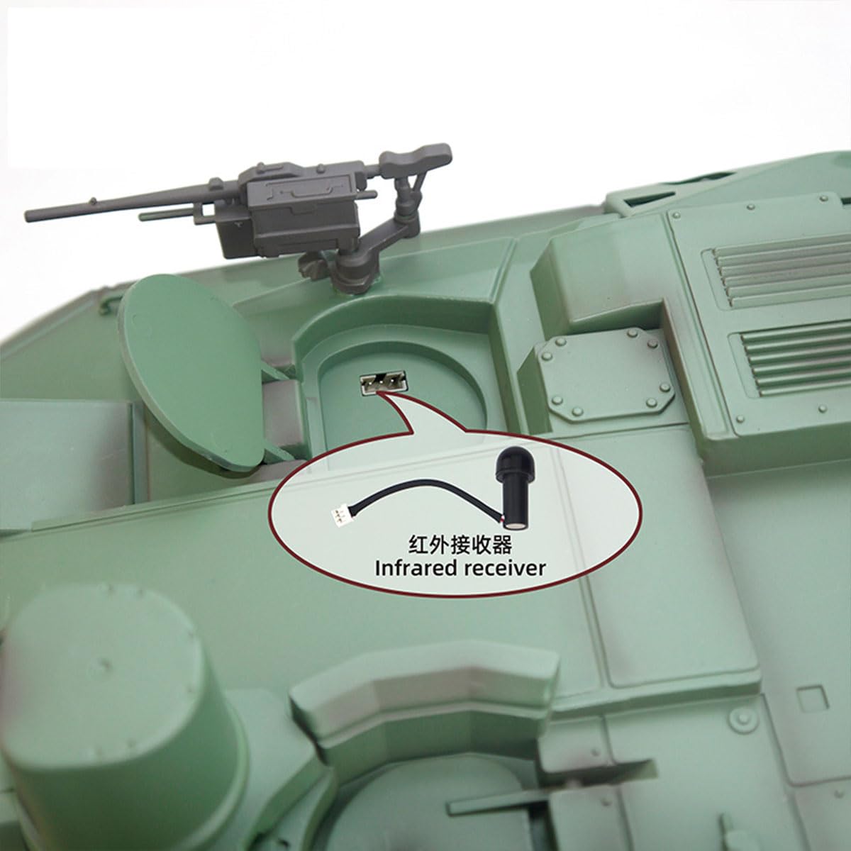 Amazon.co.jp: GoAssemb ラジコン フランス ルクレール 主力戦車 H2408