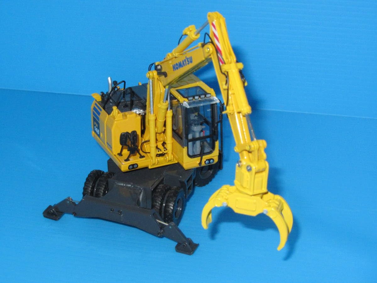 Amazon.co.jp: 林業機械 コマツ KOMATSU PW148 ホイール式ショベル