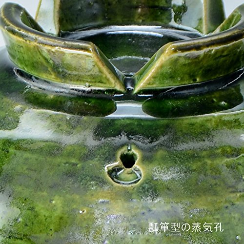 Amazon｜京焼 清水焼 陶あん窯 土鍋 (京鍋) 八号 緑釉 kta684｜土鍋