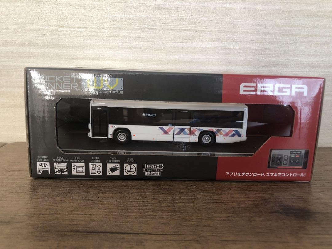 Amazon | 京商 ポケットランナー エルガ 1 80 スマホラジコン いすゞ