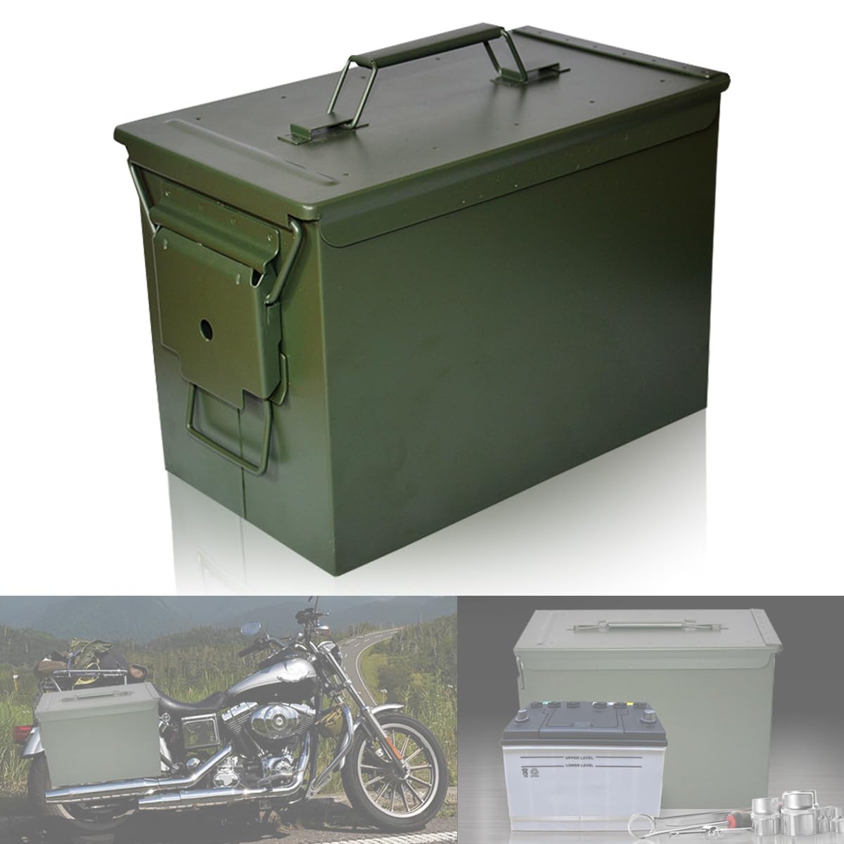 Amazon.co.jp: WinJapan 弾薬箱 アンモボックス 工具箱 バッテリー保管