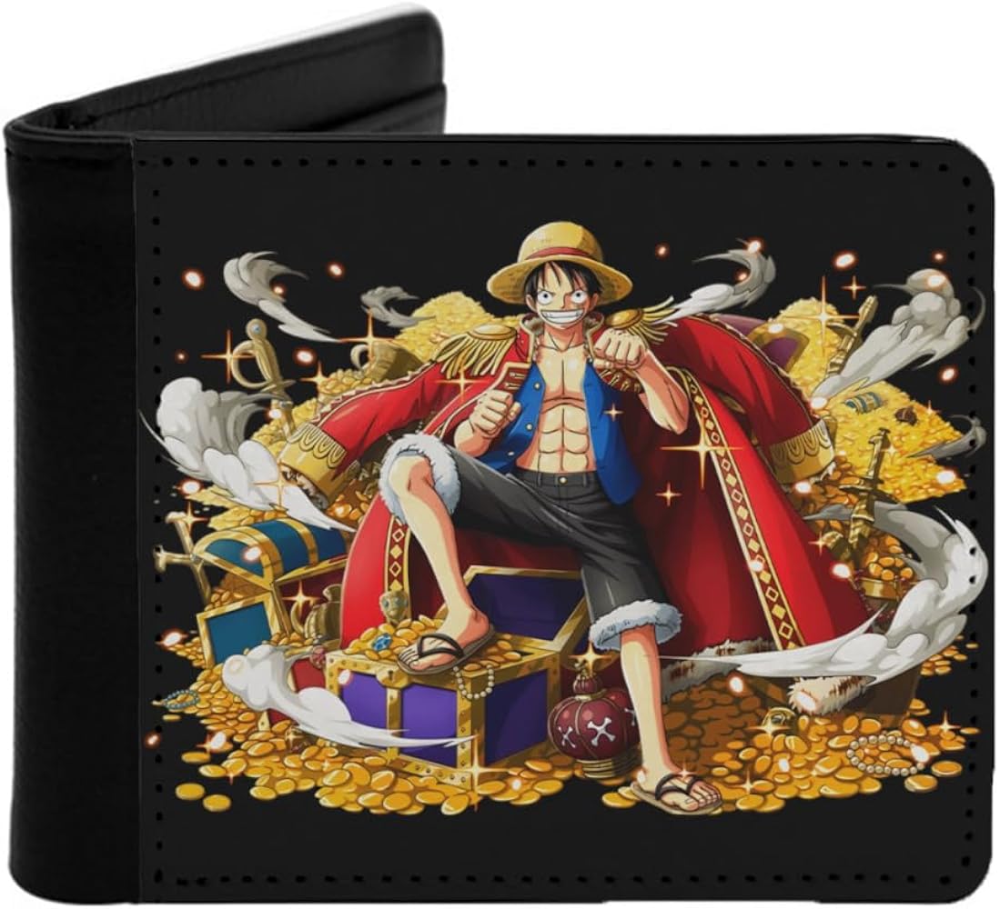 Amazon | [JALCH] 二つ折り財布 ワンピース ONE PIECE ルフィ ビジネス