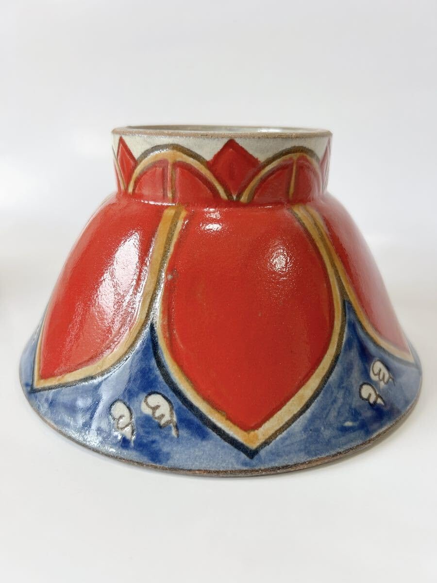 Amazon.co.jp: □□□沖縄□幸陶器□やちむん□花笠マカイ□6寸□ペア