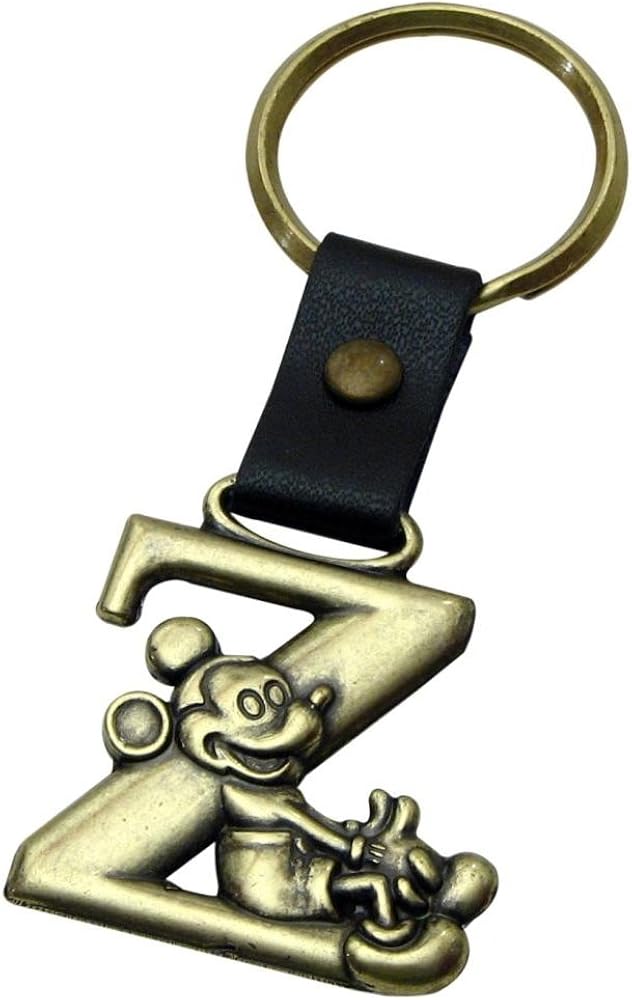 Amazon.co.jp: ミッキーマウス 文字Z ディズニー真鍮キーホルダー