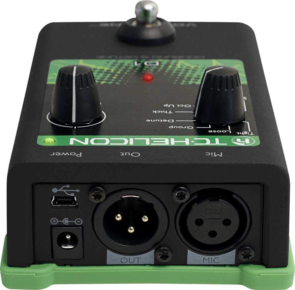 Amazon.com: TC Helicon VoiceTone D1 Doubling Detune Pedal