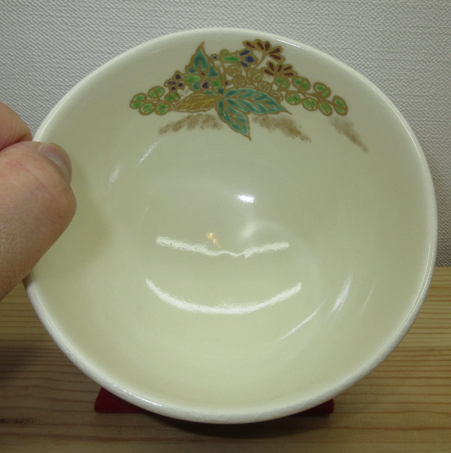 Amazon | 【逢絢亭】茶道具 茶碗 抹茶碗 京焼 仁清 春野の図 文月和香