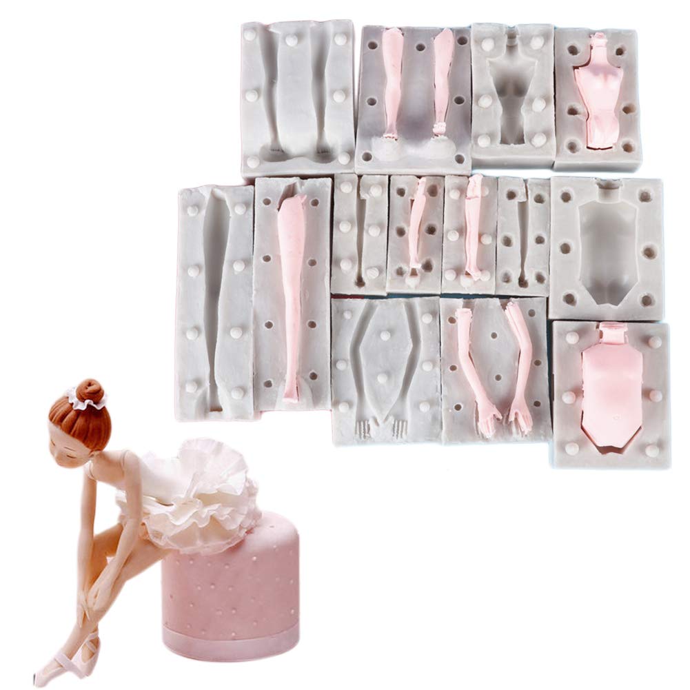 Amazon.co.jp: 10月のおとぎ話7セットの男性と女性の体のシリコーン型
