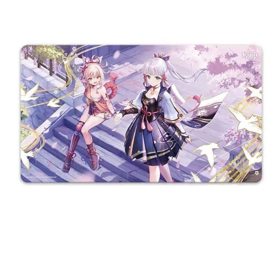 Amazon.co.jp: 原神宵宮 神里綾華 プレイマット 公式 デスクマット