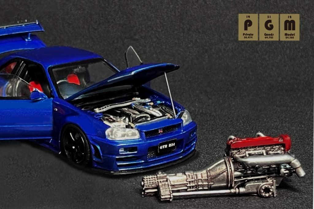 Amazon | PGM 1/43 ニスモ R34 GT-R Z-tune Metallic Blue 完成品 PGM