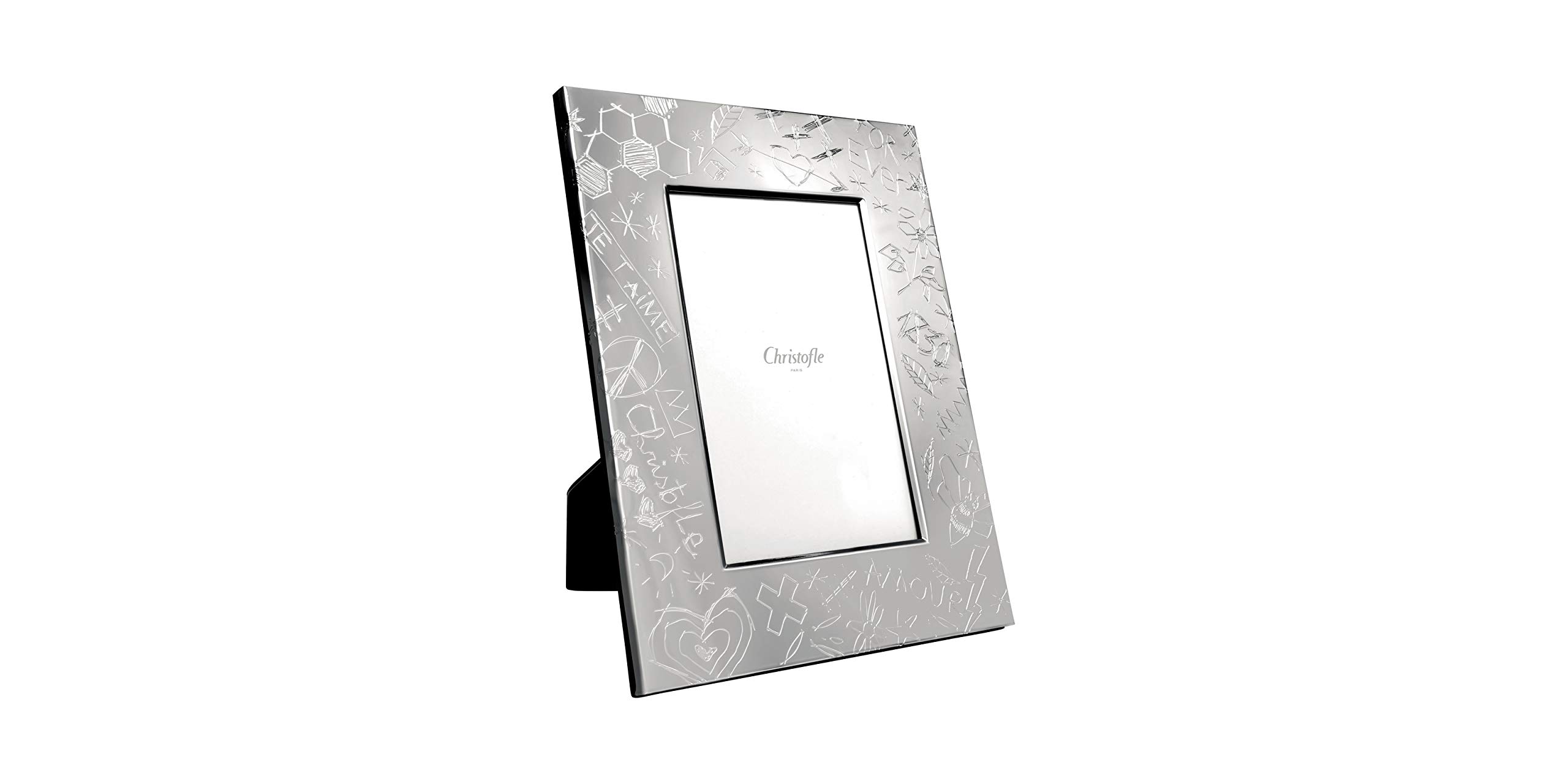 Amazon.com - Christofle Graffiti Silver-Plated 4x6 Picture Frame